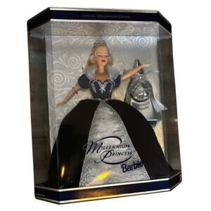 Vintage Millennium Princess Barbie Collectible Doll 1999 New in Box Mattel